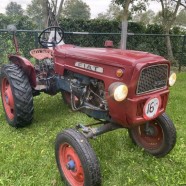 Verkocht: Fiat 215 tractor met 20pk 2 cilinder dieselmotor en hydraulische hef