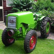 Verkocht! gerestaureerde oldtimer LMP tractor 12pk 1952